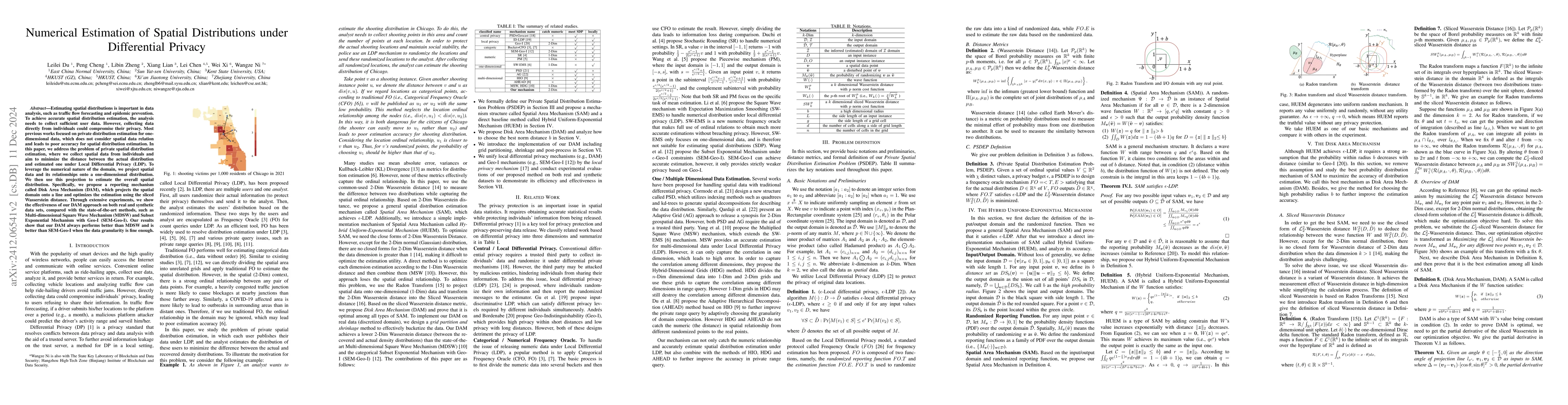 Thumbnail for Numerical Estimation of Spatial Distributions under Differential Privacy