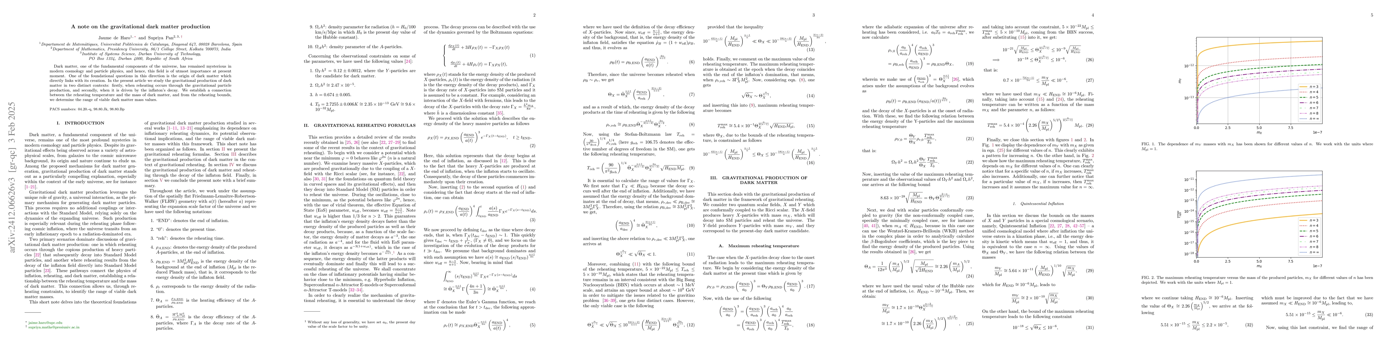 Thumbnail for A note on the gravitational dark matter production