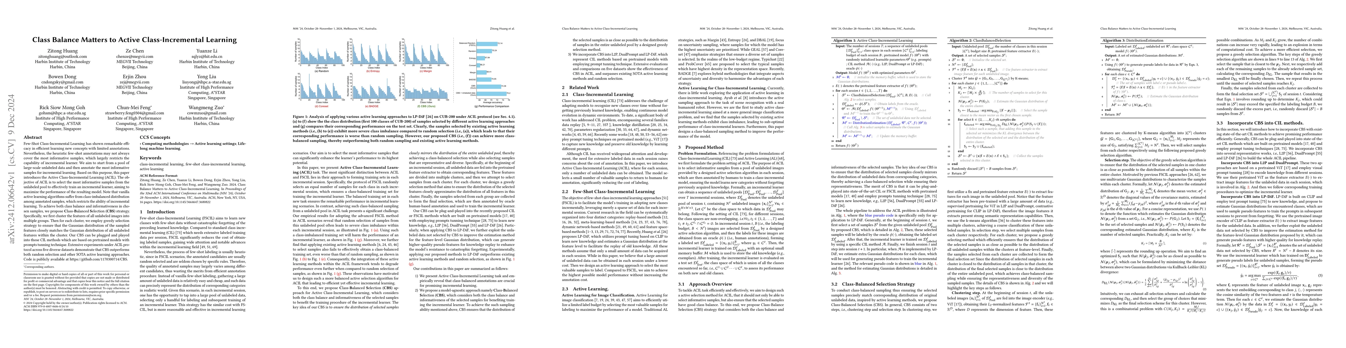 Thumbnail for Class Balance Matters to Active Class-Incremental Learning