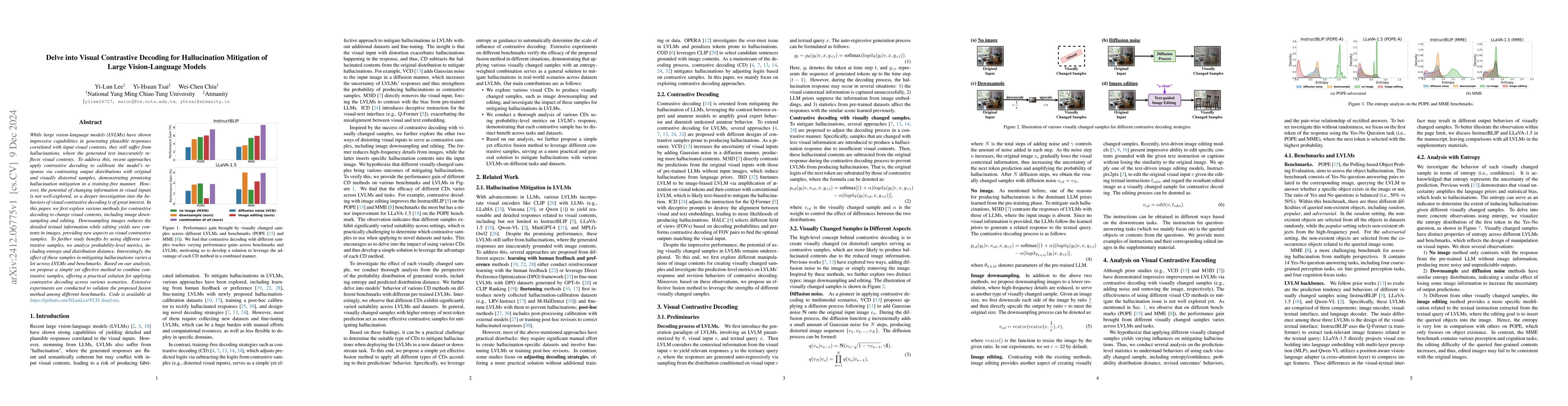 Thumbnail for Delve into Visual Contrastive Decoding for Hallucination Mitigation of
  Large Vision-Language Models