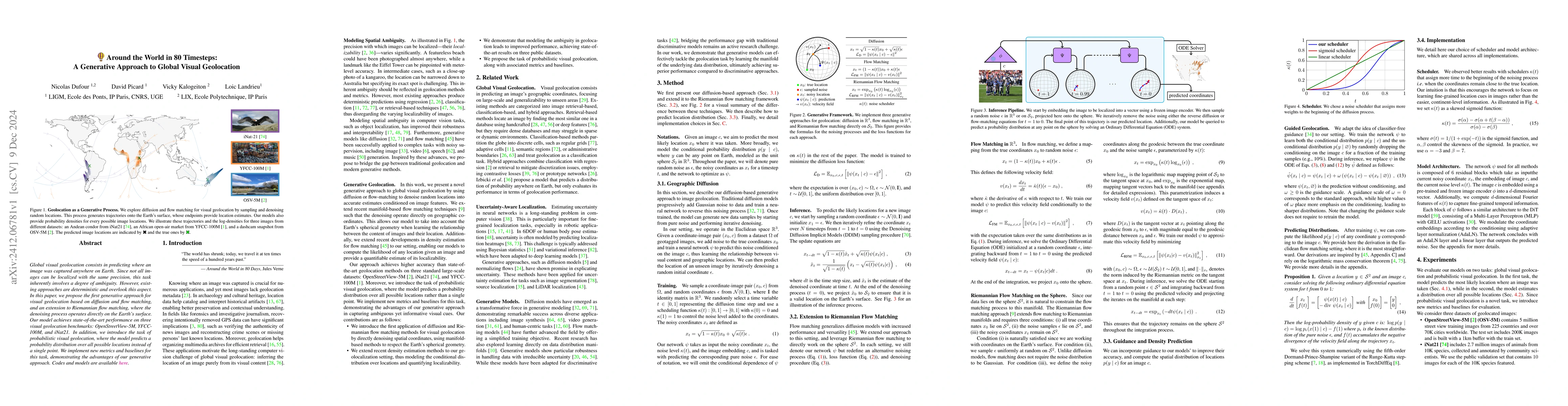Thumbnail for Around the World in 80 Timesteps: A Generative Approach to Global Visual
  Geolocation