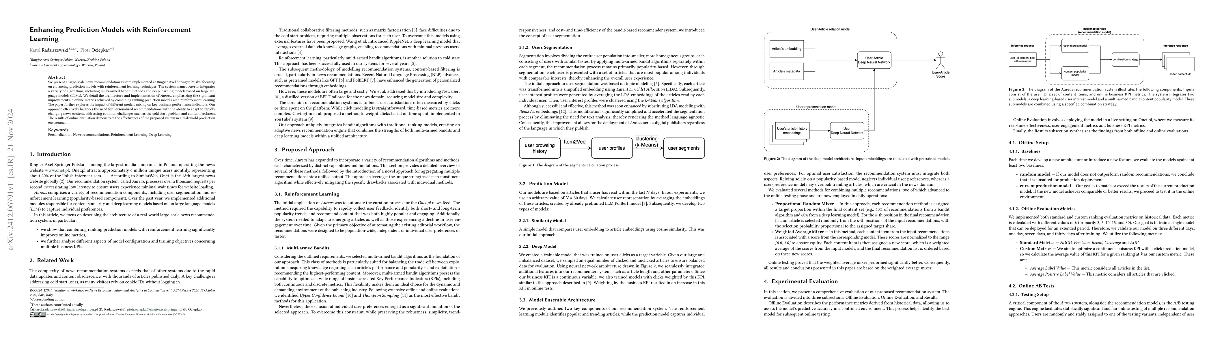 Thumbnail for Enhancing Prediction Models with Reinforcement Learning