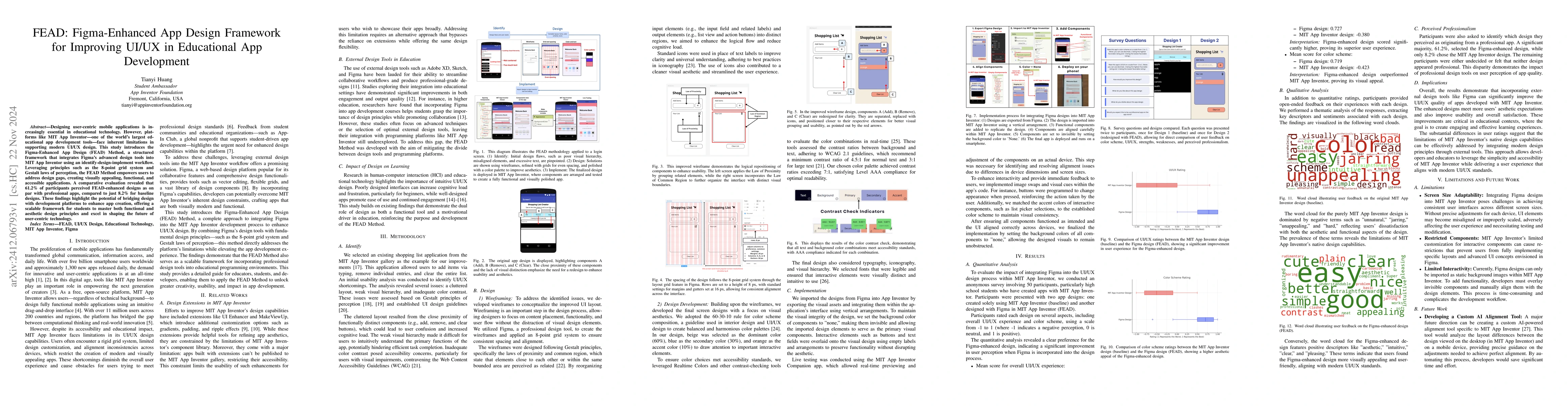 Thumbnail for FEAD: Figma-Enhanced App Design Framework for Improving UI/UX in
  Educational App Development