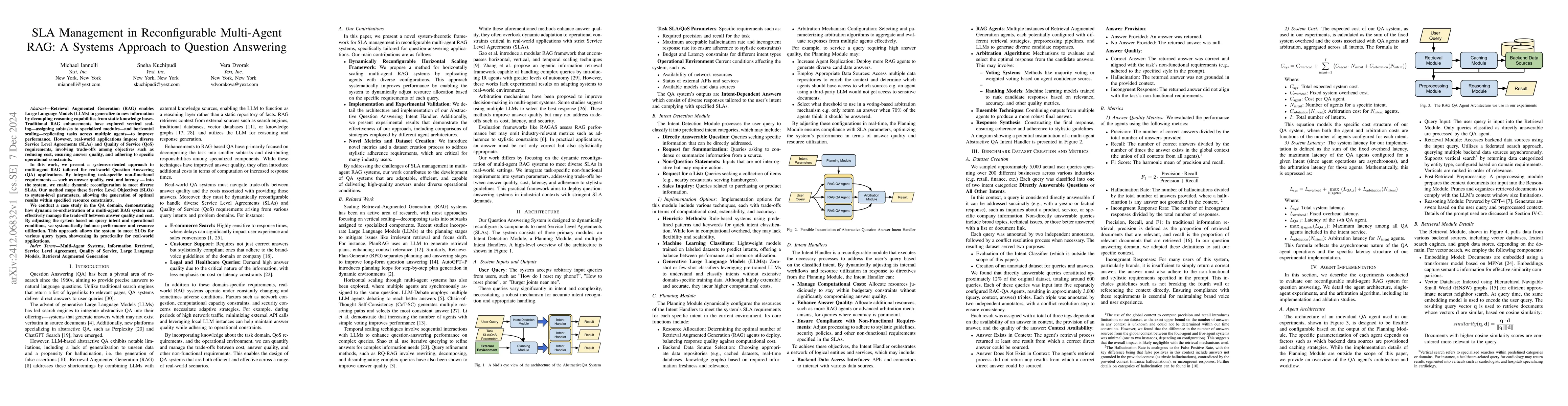 Thumbnail for SLA Management in Reconfigurable Multi-Agent RAG: A Systems Approach to
  Question Answering