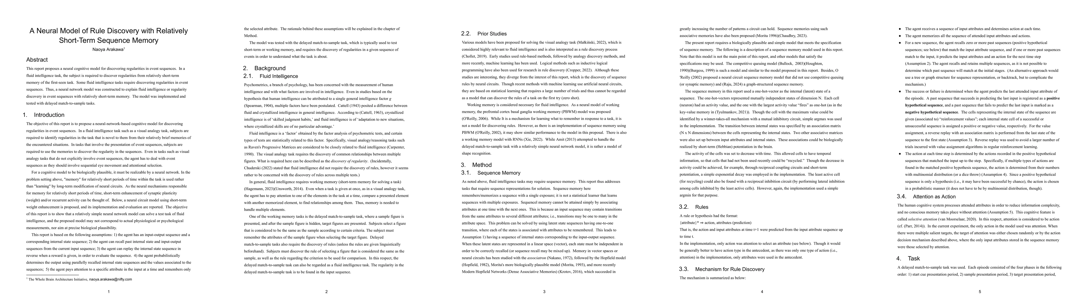 Thumbnail for A Neural Model of Rule Discovery with Relatively Short-Term Sequence
  Memory