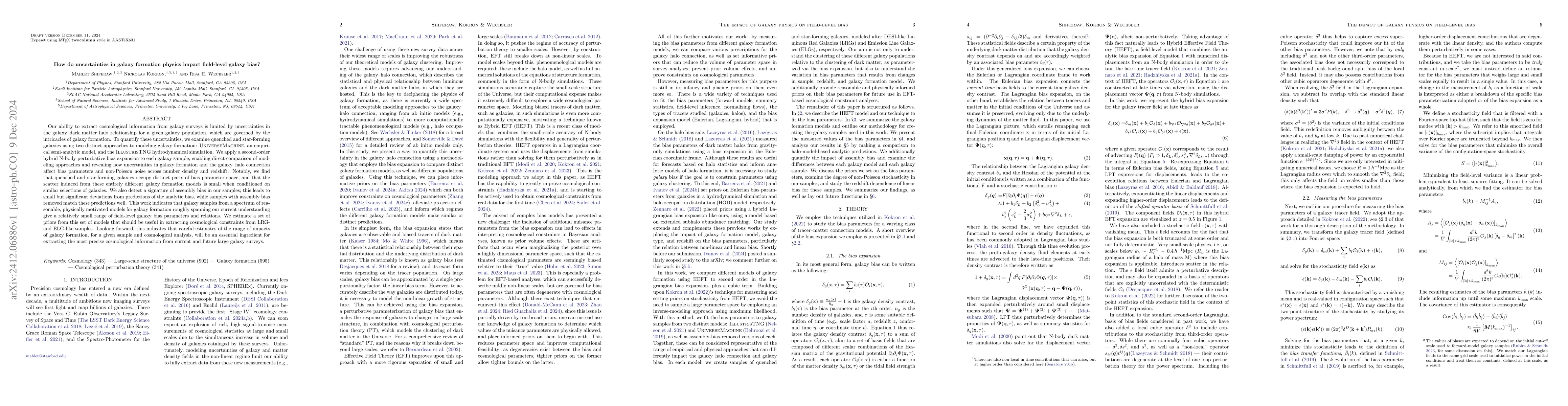 Thumbnail for How do uncertainties in galaxy formation physics impact field-level
  galaxy bias?