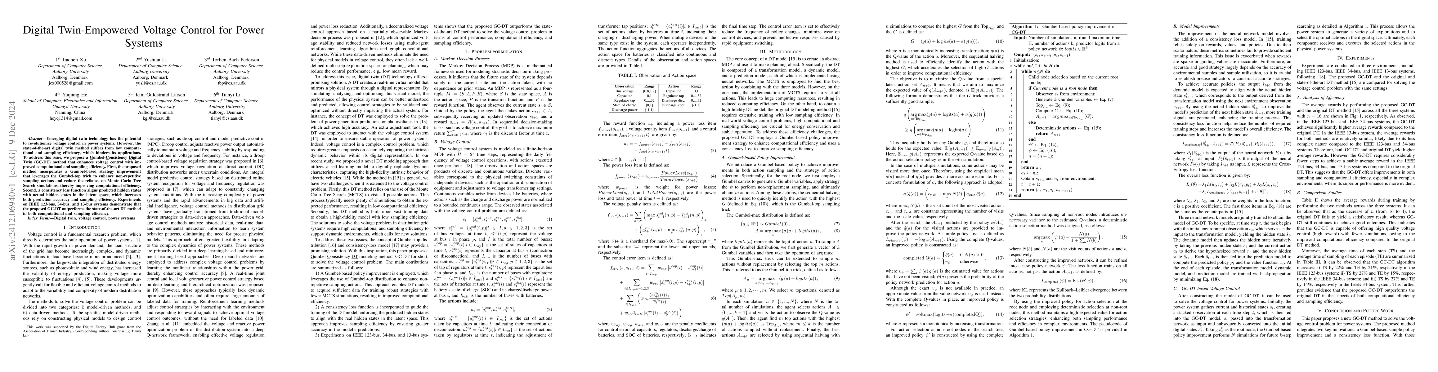 Thumbnail for Digital Twin-Empowered Voltage Control for Power Systems