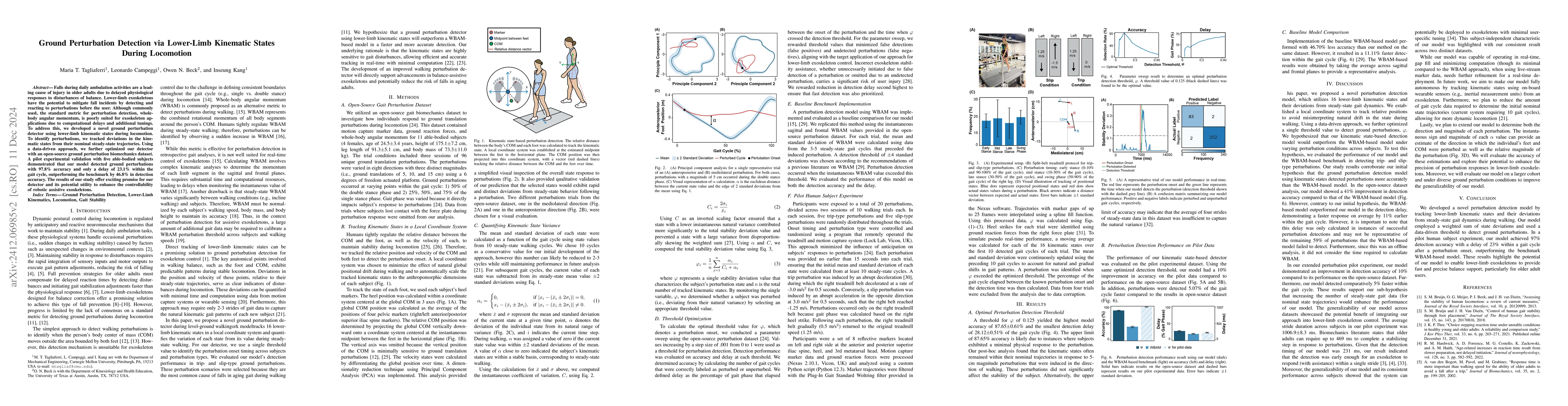 Thumbnail for Ground Perturbation Detection via Lower-Limb Kinematic States During
  Locomotion