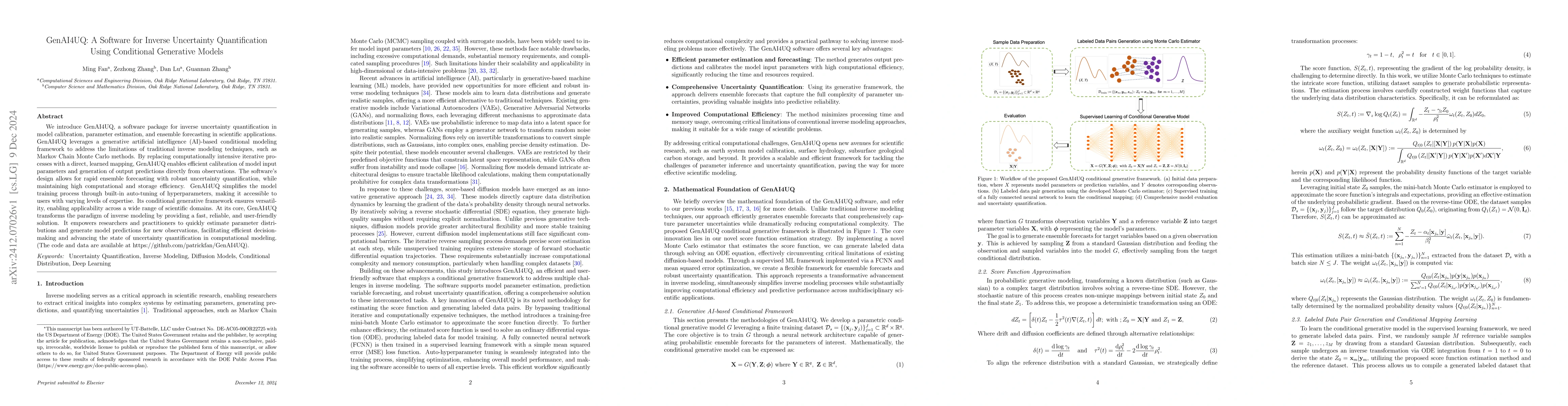 Thumbnail for GenAI4UQ: A Software for Inverse Uncertainty Quantification Using
  Conditional Generative Models