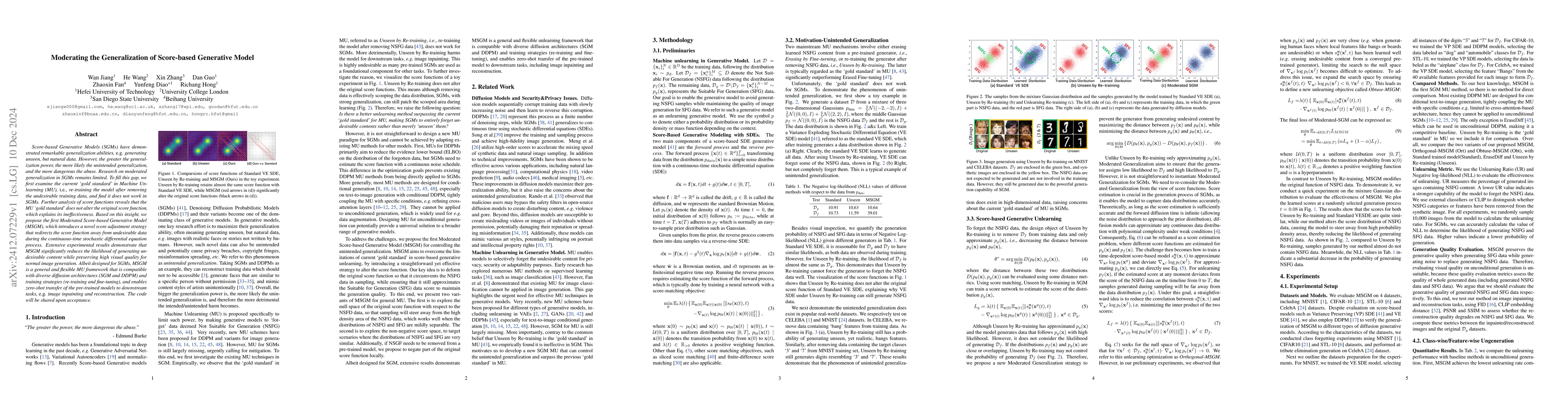 Thumbnail for Moderating the Generalization of Score-based Generative Model