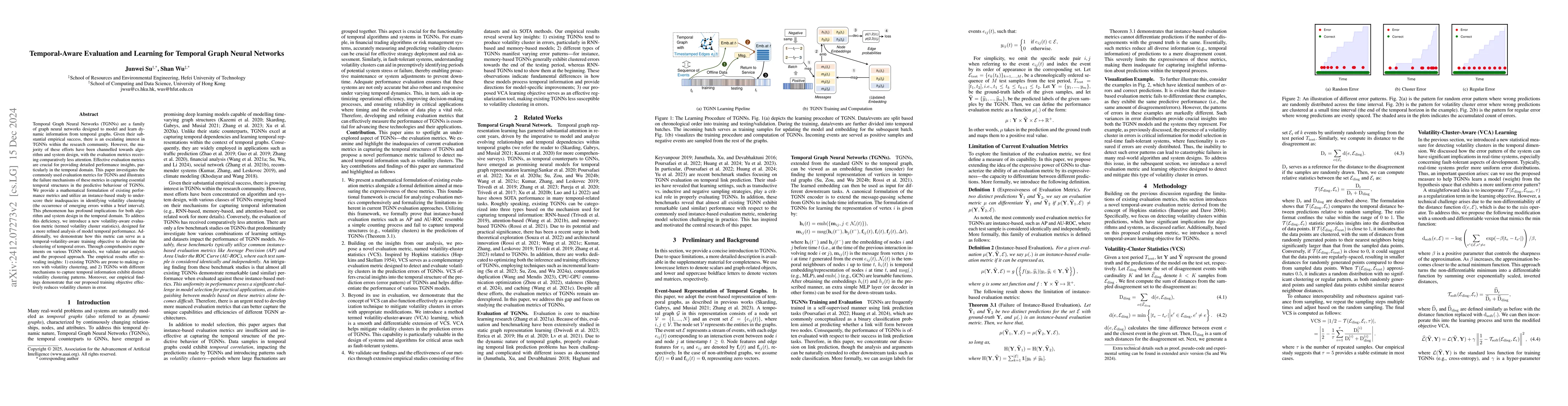 Thumbnail for Temporal-Aware Evaluation and Learning for Temporal Graph Neural
  Networks