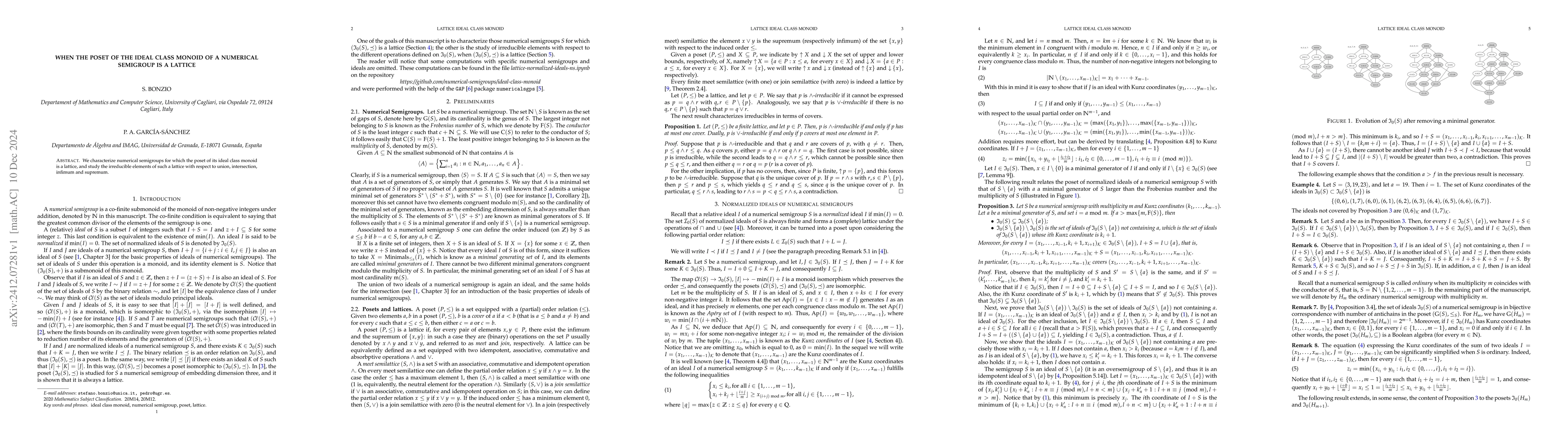 Thumbnail for When the poset of the ideal class monoid of a numerical semigroup is a
  lattice