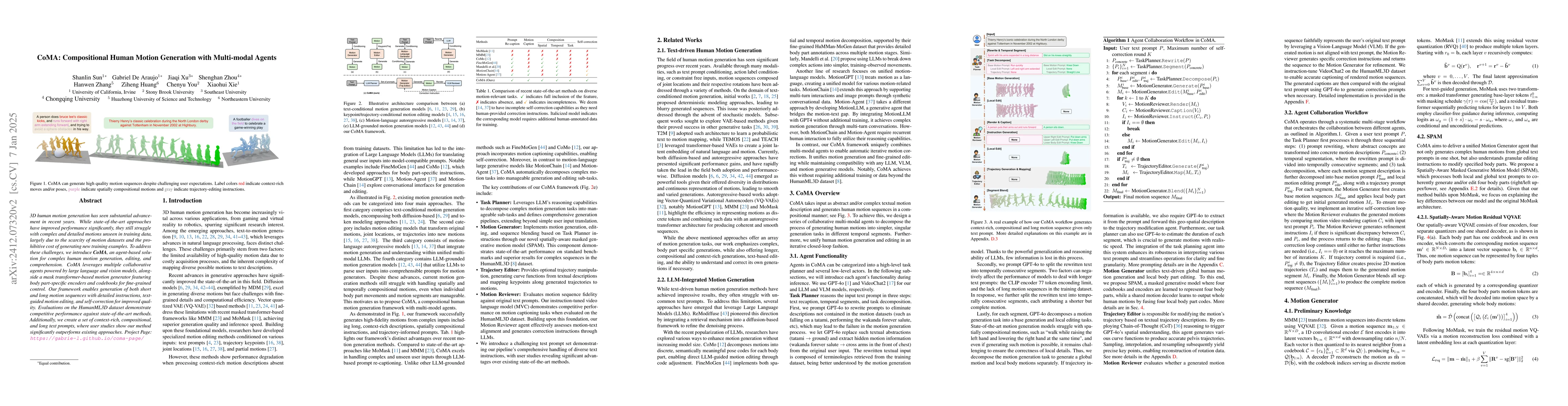 Thumbnail for CoMA: Compositional Human Motion Generation with Multi-modal Agents