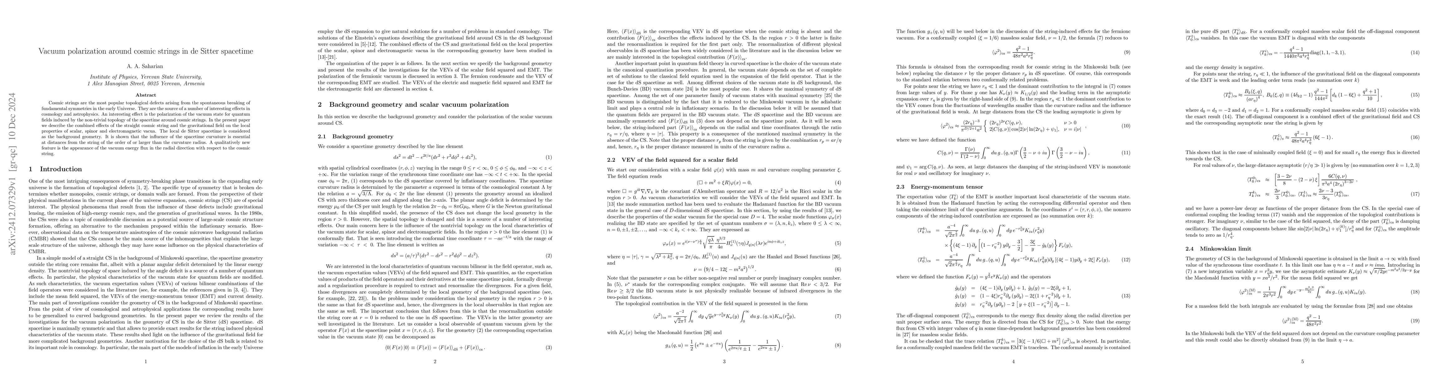 Thumbnail for Vacuum polarization around cosmic strings in de Sitter spacetime