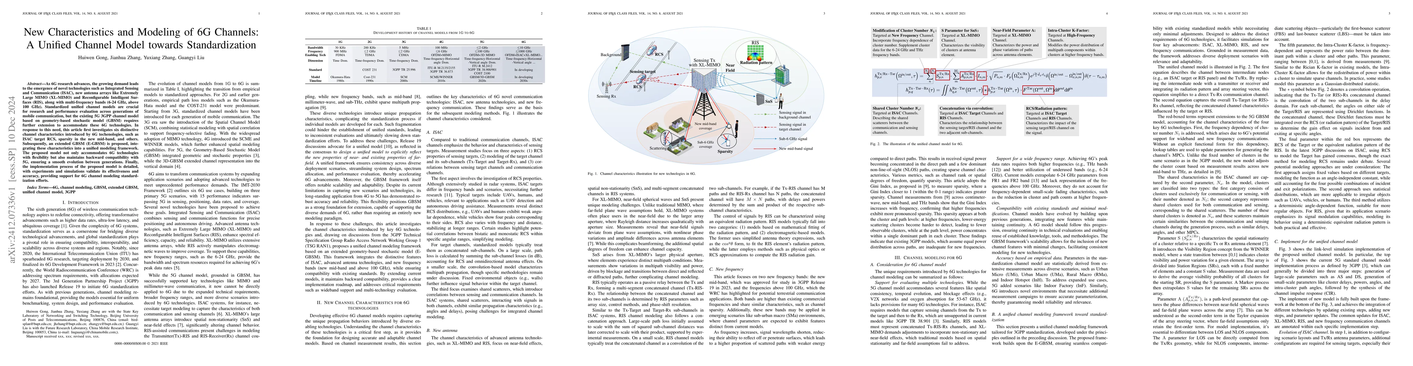 Thumbnail for New Characteristics and Modeling of 6G Channels: A Unified Channel Model
  towards Standardization