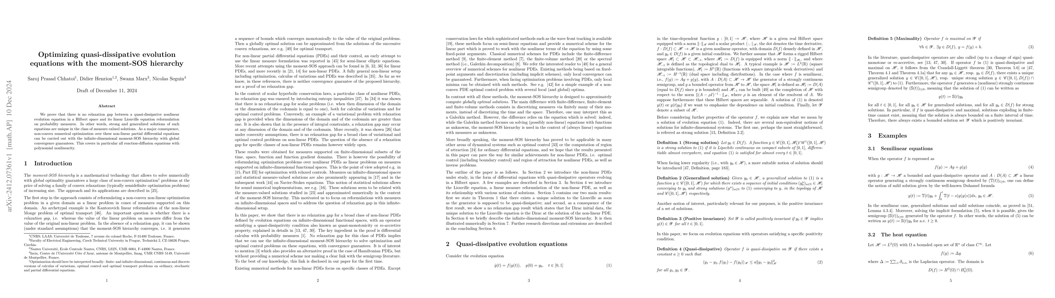 Thumbnail for Optimizing quasi-dissipative evolution equations with the moment-SOS
  hierarchy