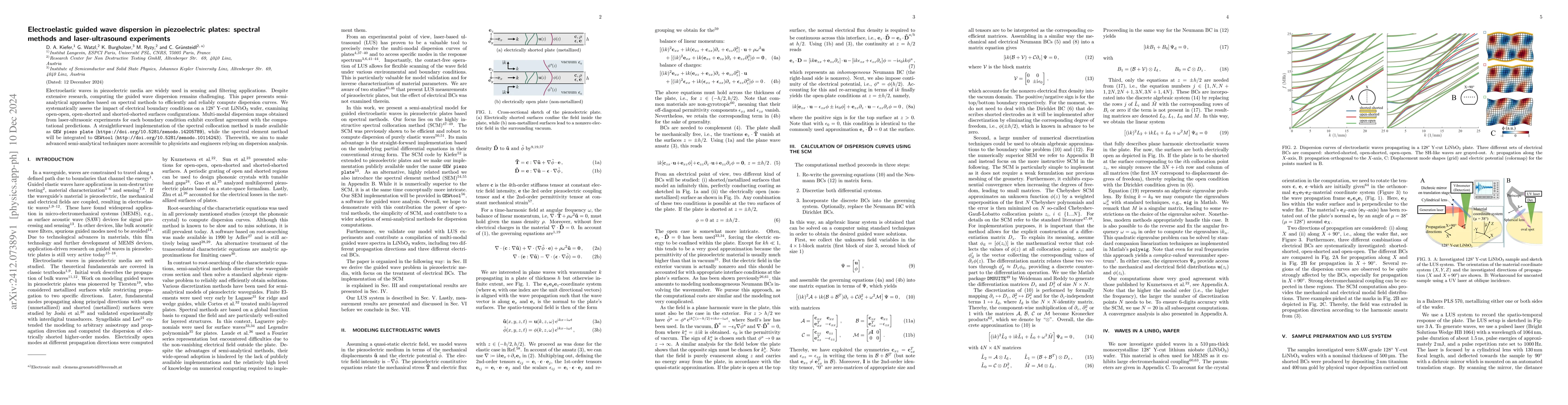 Thumbnail for Electroelastic guided wave dispersion in piezoelectric plates: spectral
  methods and laser-ultrasound experiments