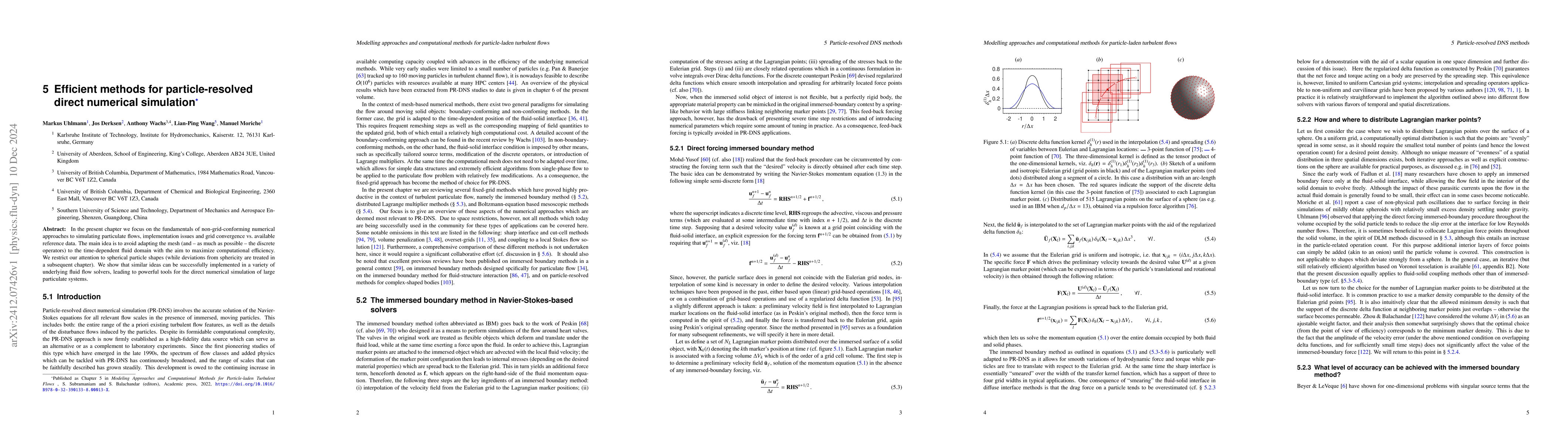Thumbnail for Efficient methods for particle-resolved direct numerical simulation