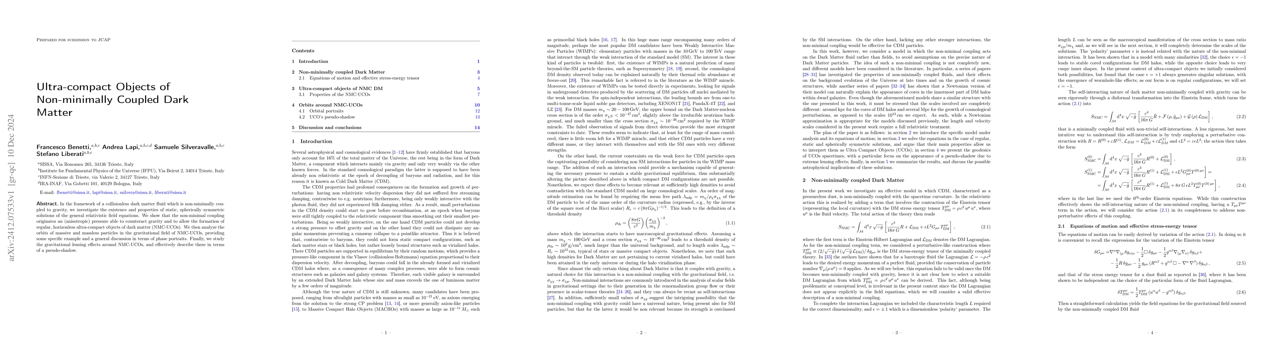 Thumbnail for Ultra-compact Objects of Non-minimally Coupled Dark Matter