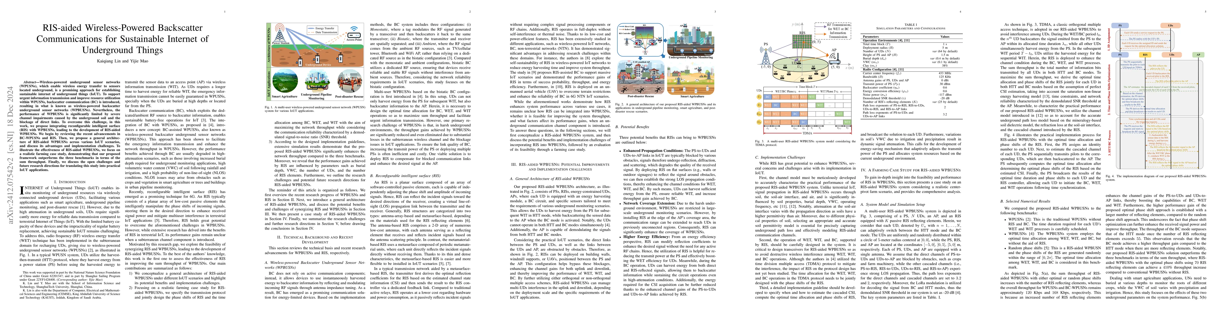 Thumbnail for RIS-aided Wireless-Powered Backscatter Communications for Sustainable
  Internet of Underground Things