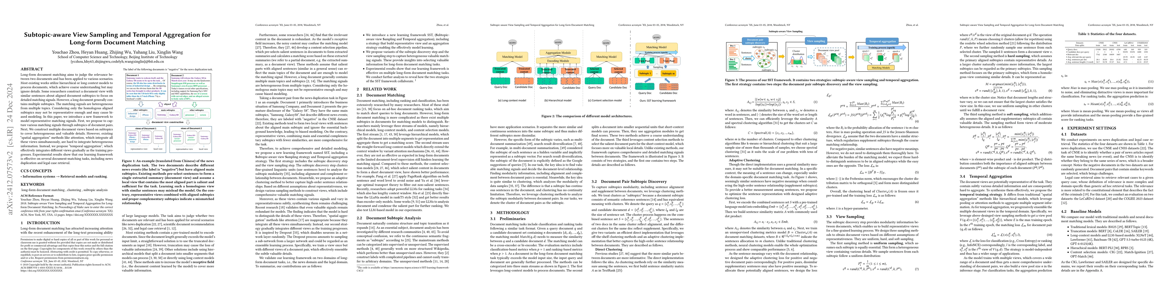 Thumbnail for SST framework for Document Matching