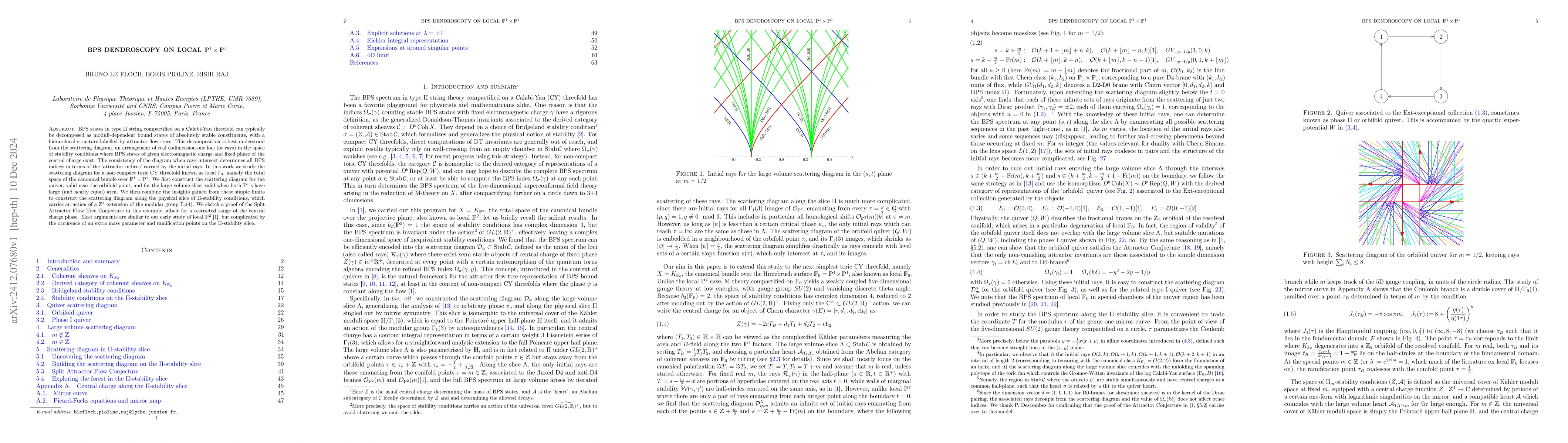 Thumbnail for BPS Dendroscopy on Local $\mathbb{P}^1\times \mathbb{P}^1$