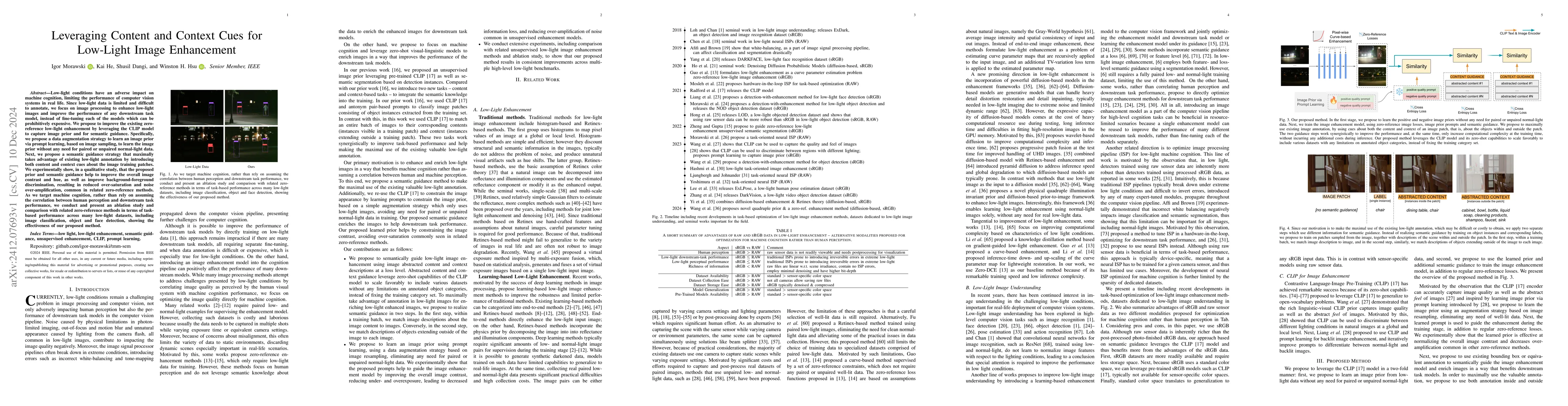 Thumbnail for Leveraging Content and Context Cues for Low-Light Image Enhancement