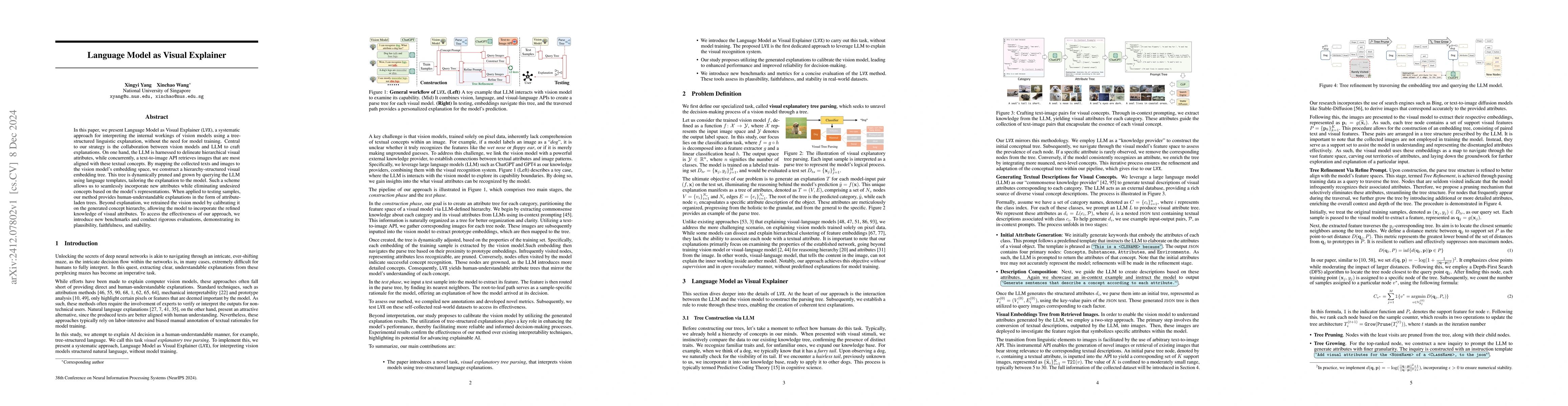 Thumbnail for Language Model as Visual Explainer