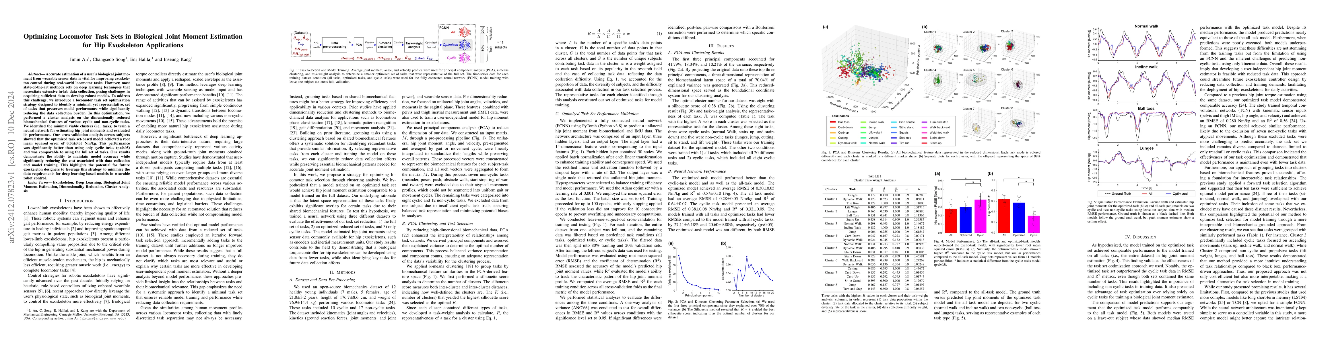 Thumbnail for Optimizing Locomotor Task Sets in Biological Joint Moment Estimation for
  Hip Exoskeleton Applications