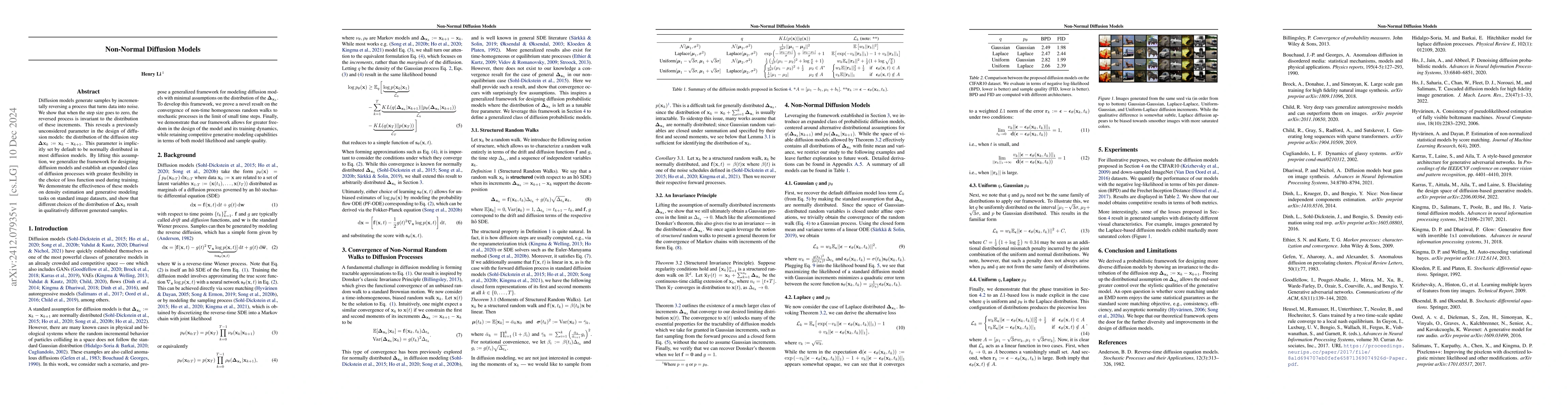 Thumbnail for Non-Normal Diffusion Models