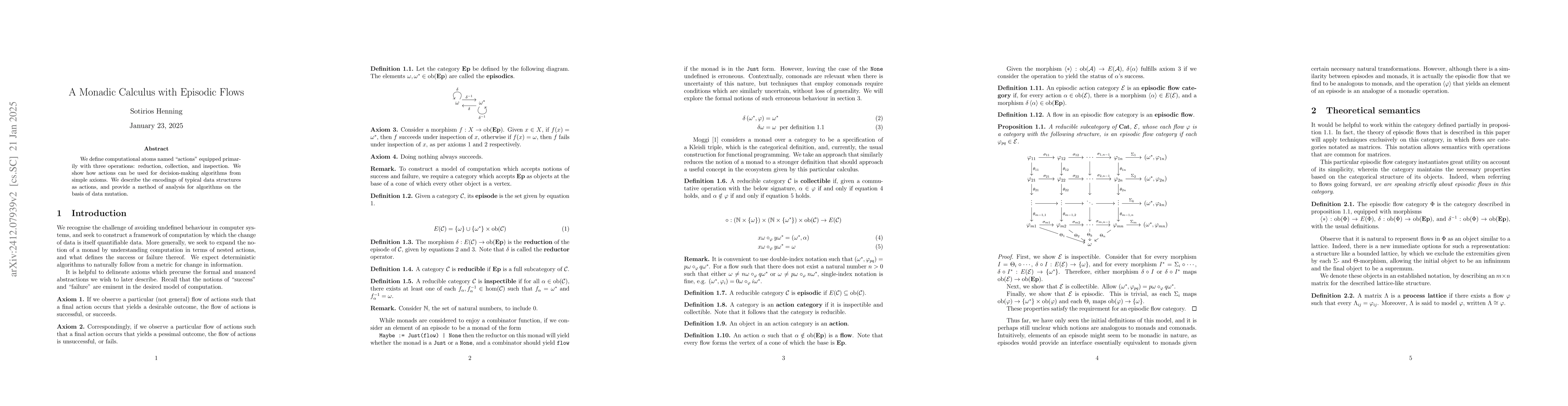 Thumbnail for A Monadic Calculus with Episodic Flows