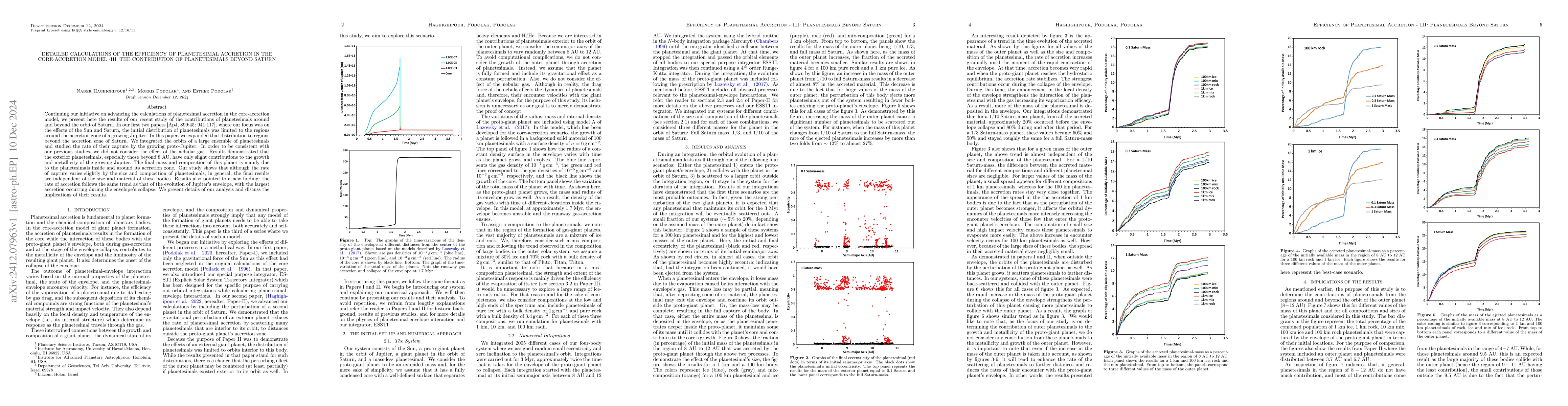 Thumbnail for Detailed Calculations of the Efficiency of Planetesimal Accretion in the
  Core-Accretion Model -III: The Contribution of Planetesimals Beyond Saturn