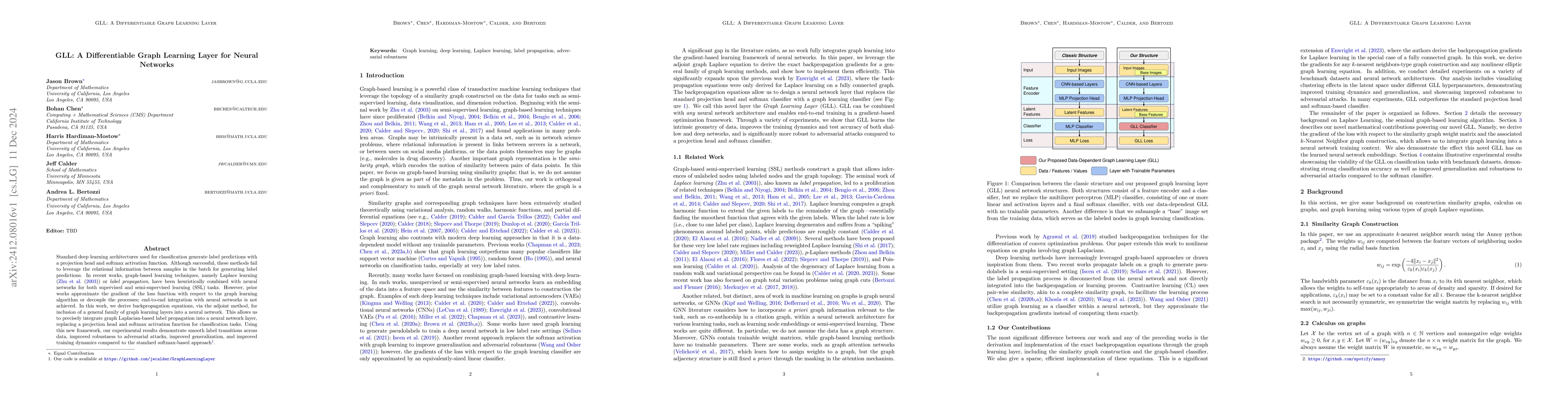Thumbnail for GLL: A Differentiable Graph Learning Layer for Neural Networks