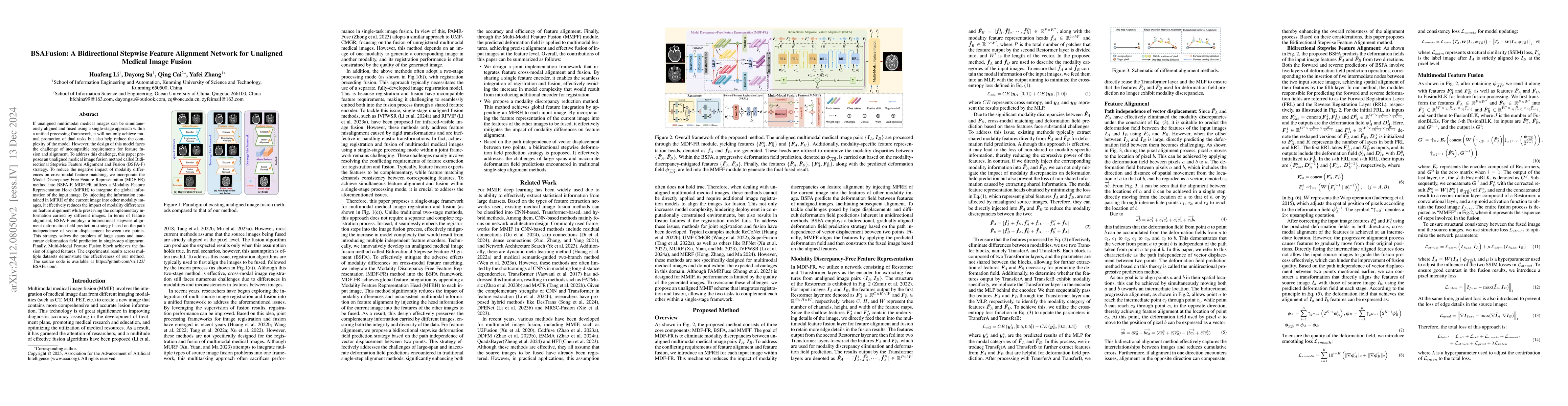 Thumbnail for BSAFusion: A Bidirectional Stepwise Feature Alignment Network for
  Unaligned Medical Image Fusion