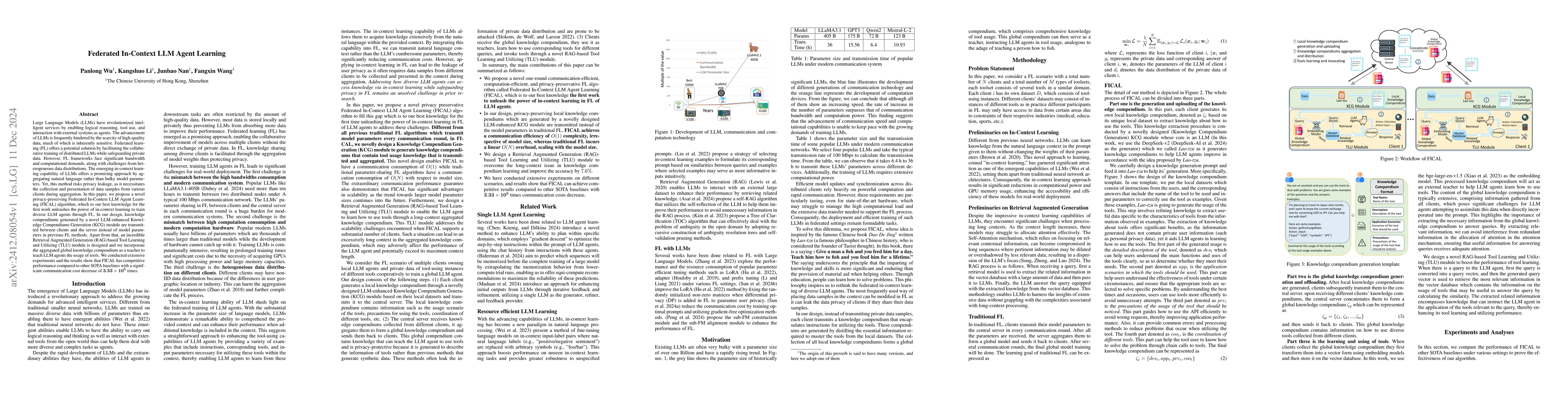 Thumbnail for Federated In-Context LLM Agent Learning