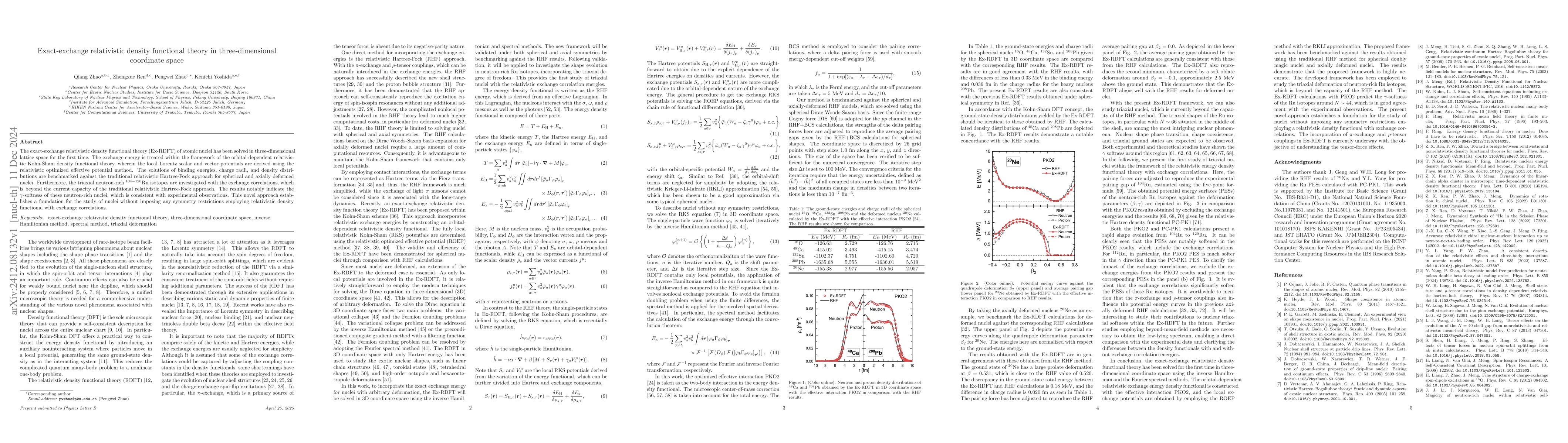 Thumbnail for Exact-exchange relativistic density functional theory in
  three-dimensional coordinate space