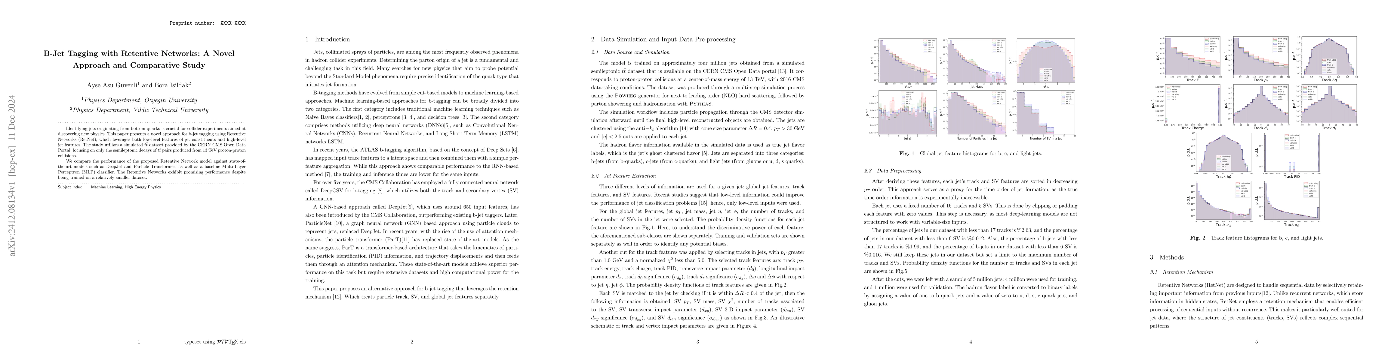 Thumbnail for B-Jet Tagging with Retentive Networks: A Novel Approach and Comparative
  Study