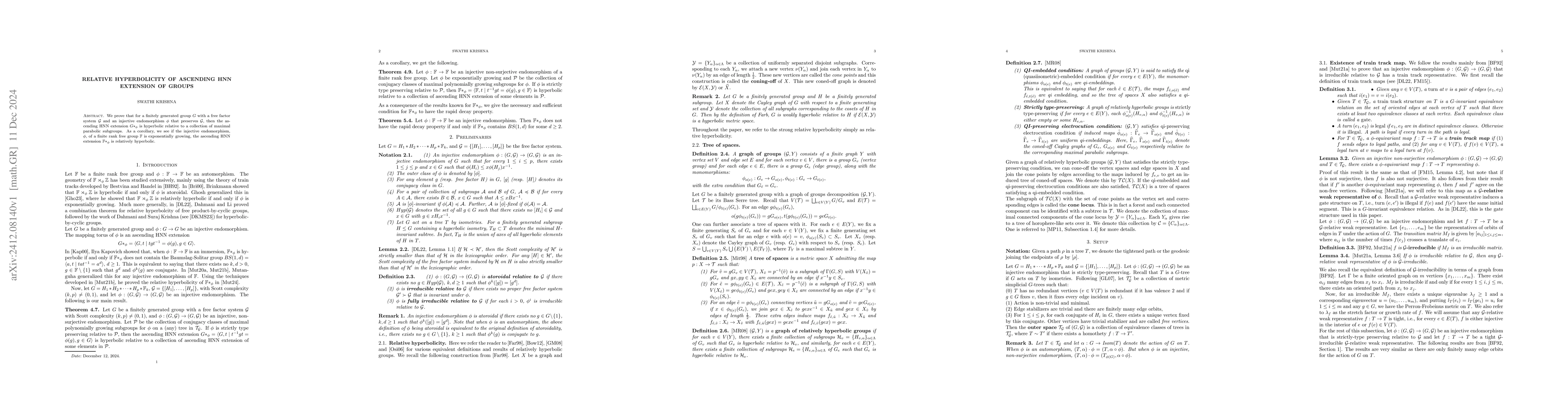 Thumbnail for Relative hyperbolicity of ascending HNN extension of groups