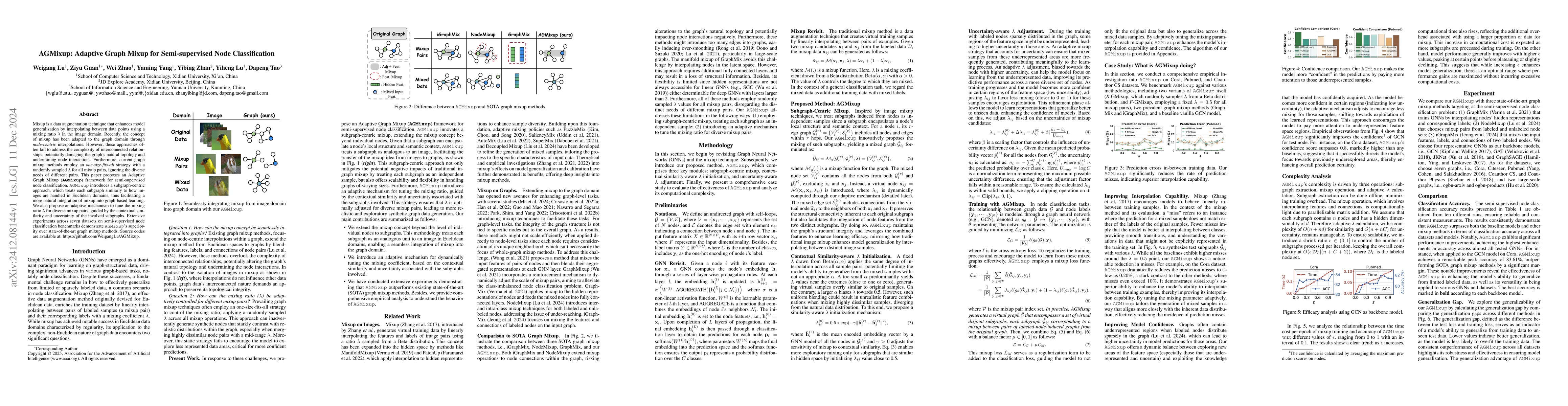 Thumbnail for AGMixup: Adaptive Graph Mixup for Semi-supervised Node Classification