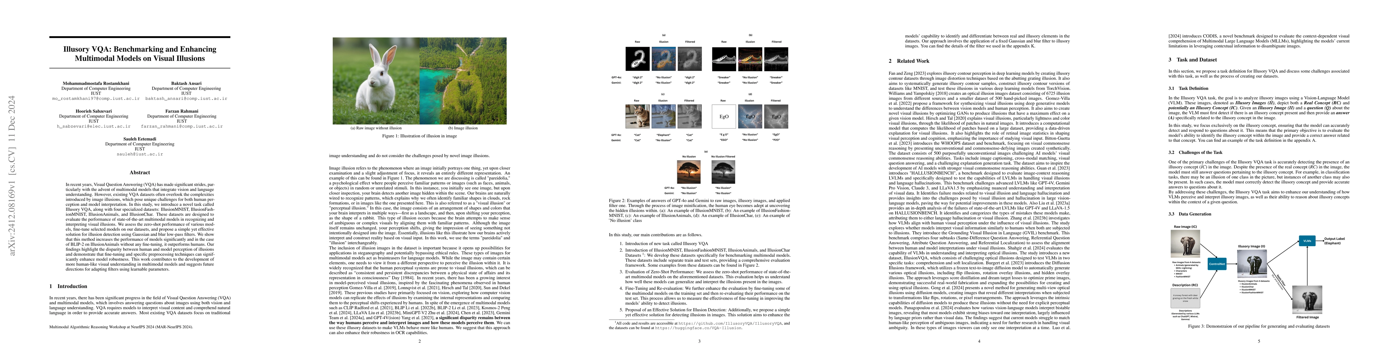 Thumbnail for Illusory VQA: Benchmarking and Enhancing Multimodal Models on Visual
  Illusions