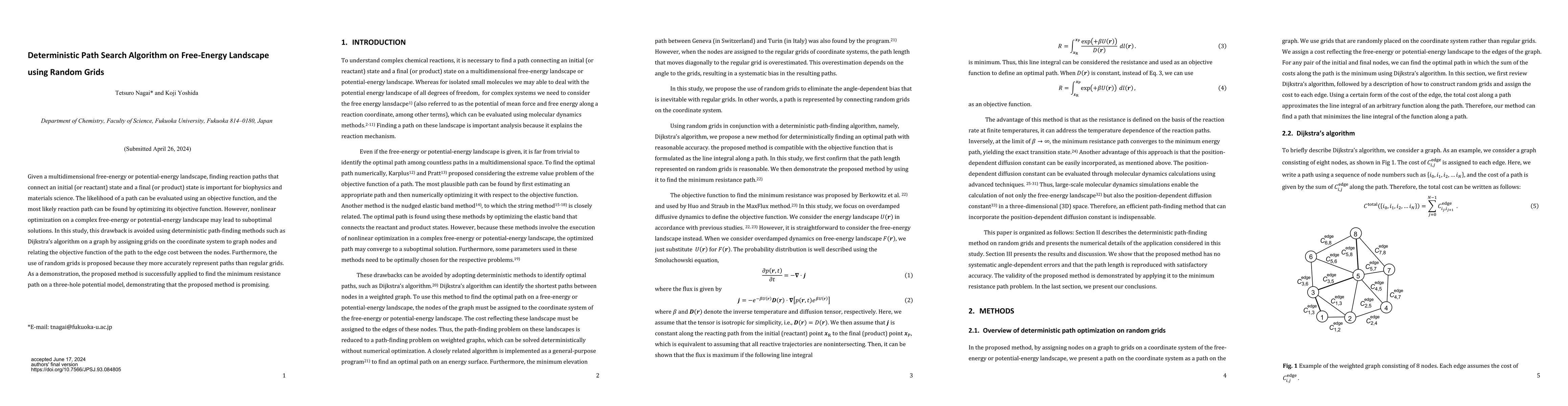 Thumbnail for Deterministic Path Search Algorithm on Free-Energy Landscape using
  Random Grids