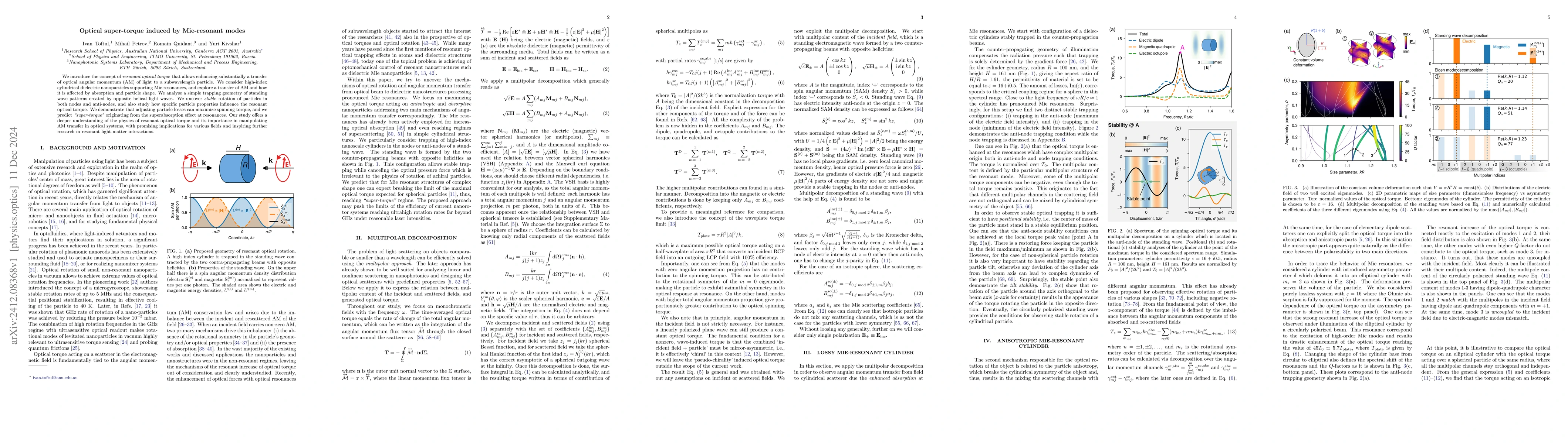 Thumbnail for Optical super-torque induced by Mie-resonant modes