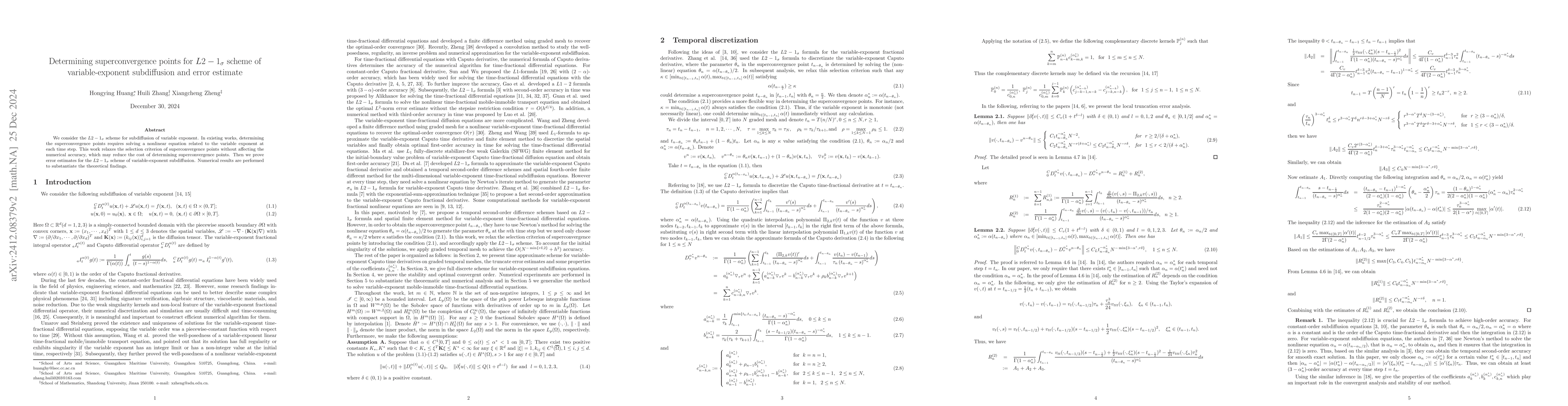 Thumbnail for Determining superconvergence points for $L2-1_σ$ scheme of
  variable-exponent subdiffusion and error estimate