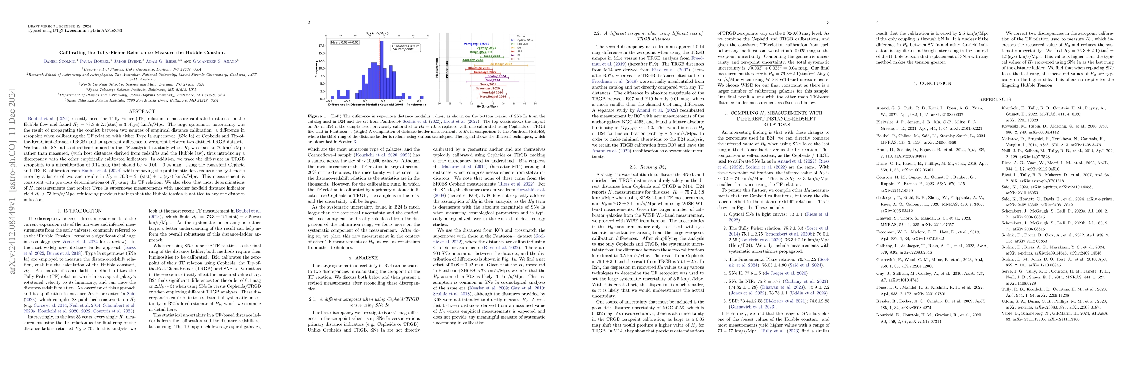 Thumbnail for Calibrating the Tully-Fisher Relation to Measure the Hubble Constant