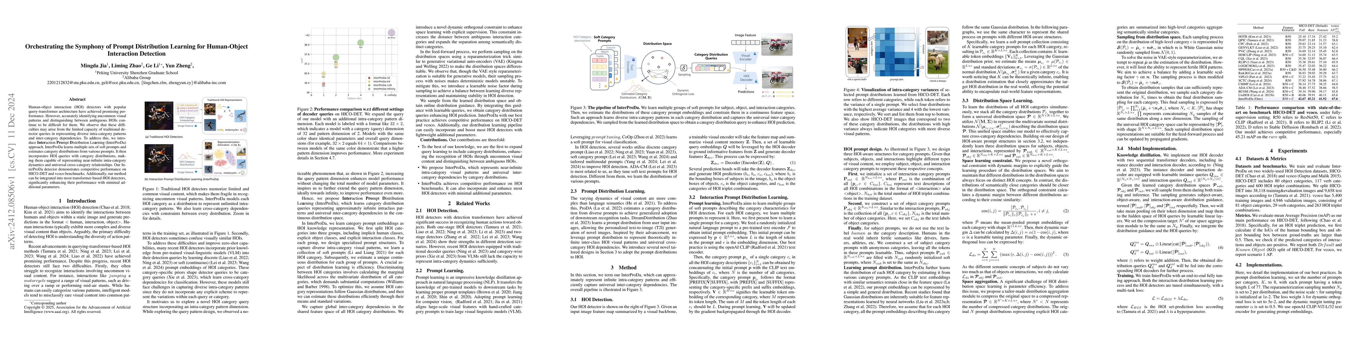 Thumbnail for Orchestrating the Symphony of Prompt Distribution Learning for
  Human-Object Interaction Detection