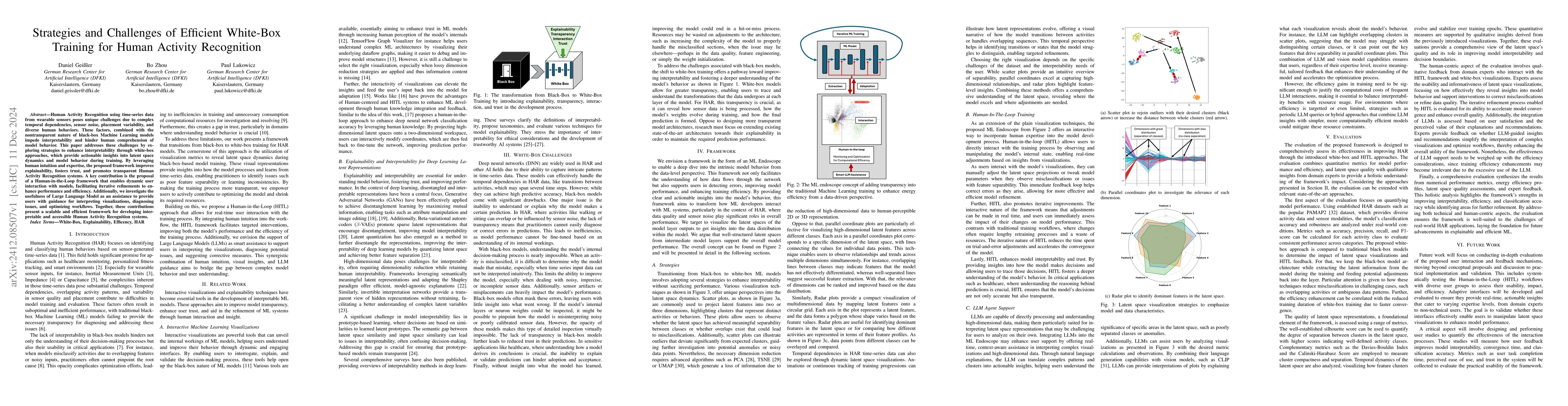 Thumbnail for Strategies and Challenges of Efficient White-Box Training for Human
  Activity Recognition