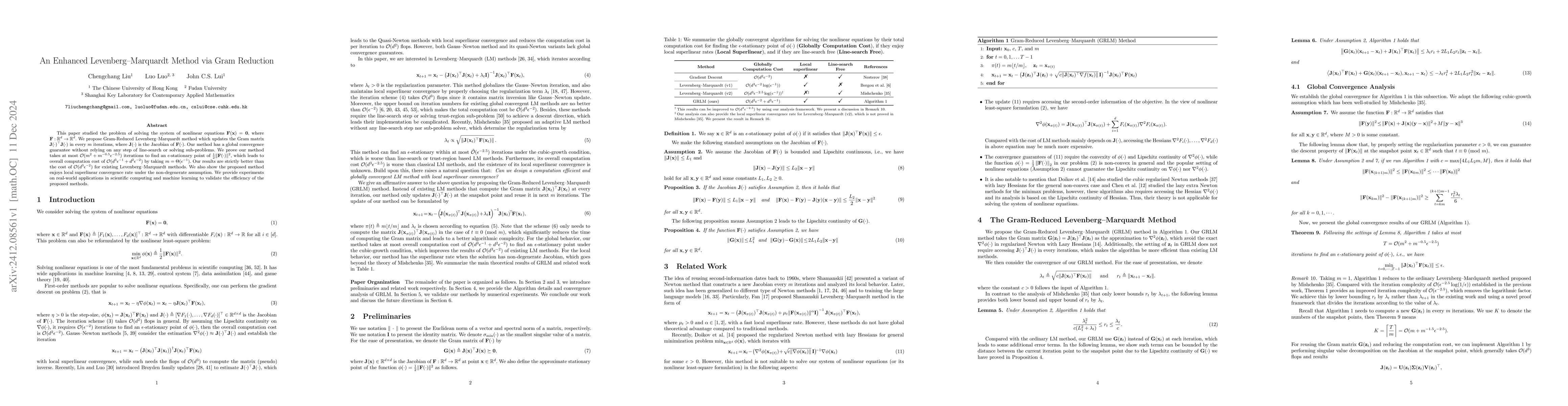 Thumbnail for An Enhanced Levenberg--Marquardt Method via Gram Reduction