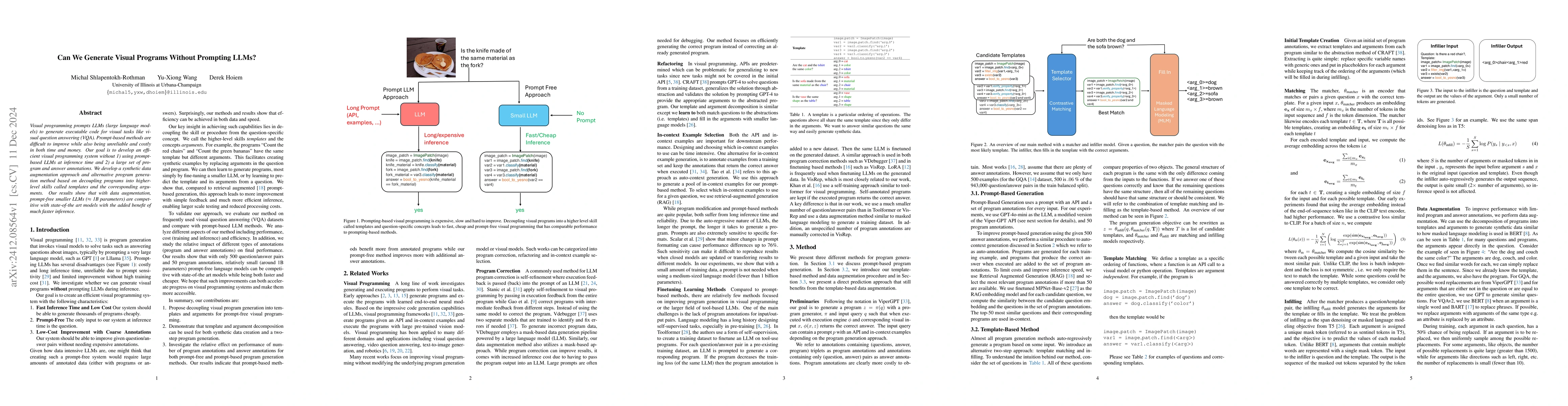 Thumbnail for Can We Generate Visual Programs Without Prompting LLMs?