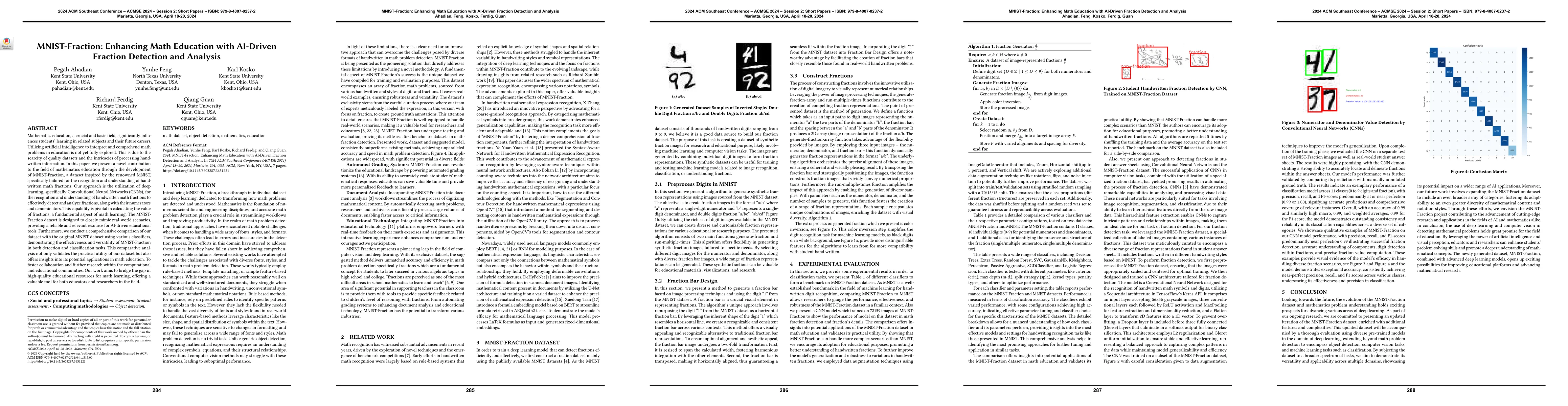 Thumbnail for MNIST-Fraction: Enhancing Math Education with AI-Driven Fraction
  Detection and Analysis