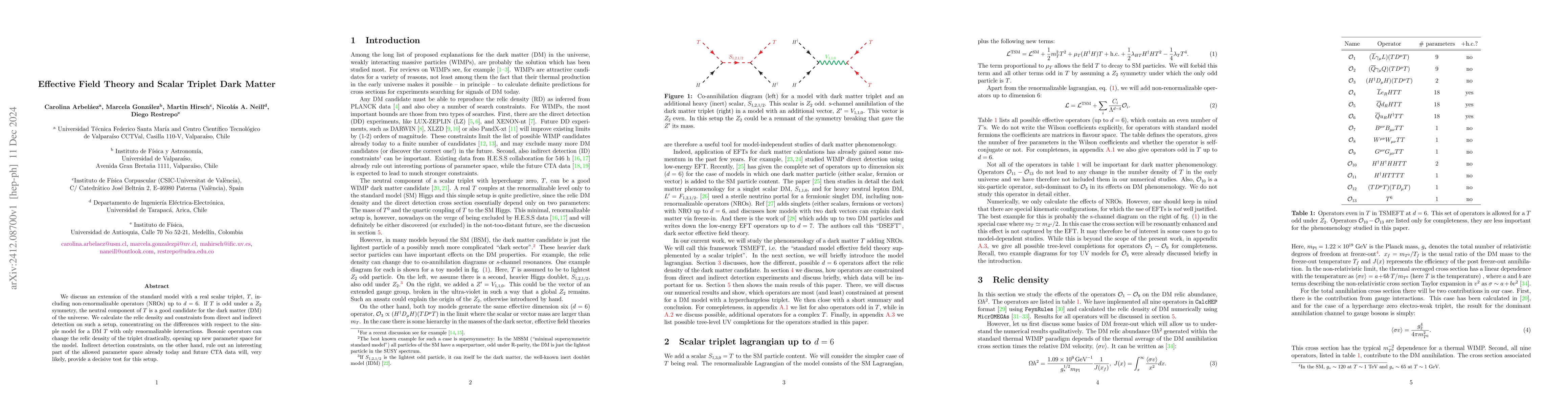 Thumbnail for Effective Field Theory and Scalar Triplet Dark Matter
